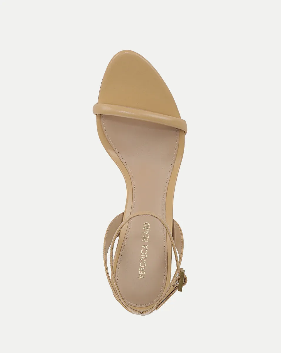Sylvie Leather Ankle-Strap Stiletto Sandal