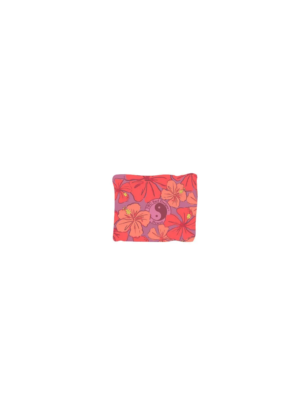 T&C Surf Hibiscus All Ova Small Reusable Tote Bag
