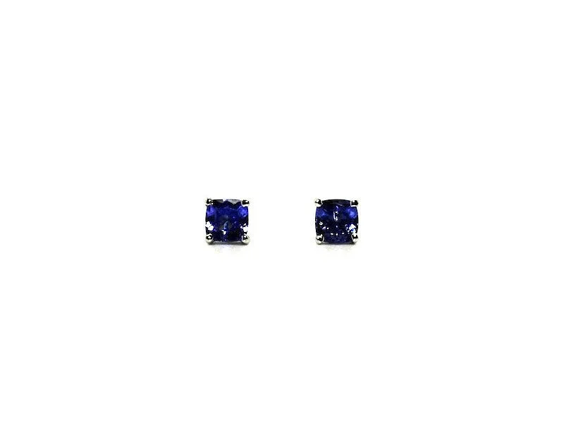 Tanzanite Stud Cushion Cut Ad No.1059 (5mm )