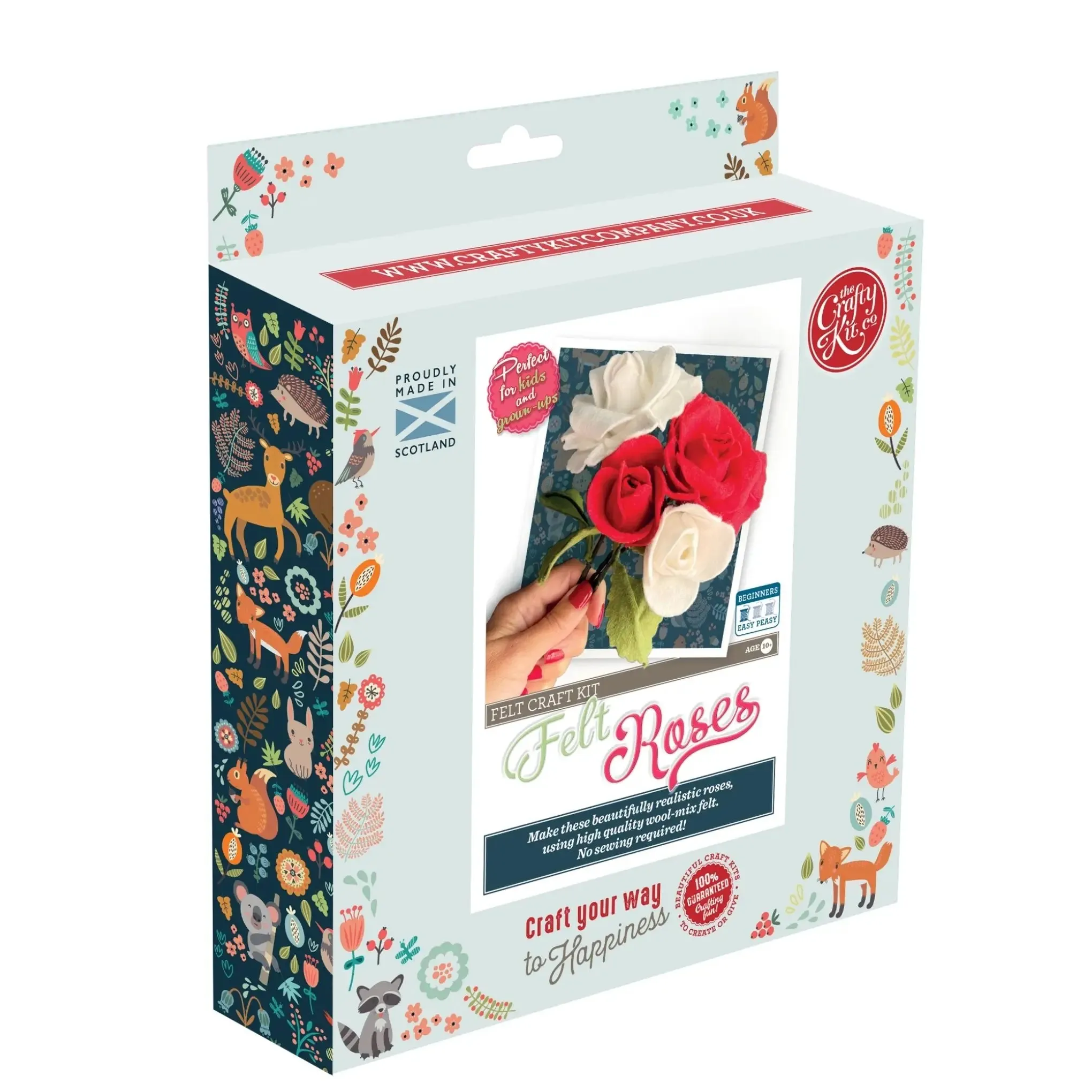 The Crafty Kit Company ~ Felt Roses Craft Kit