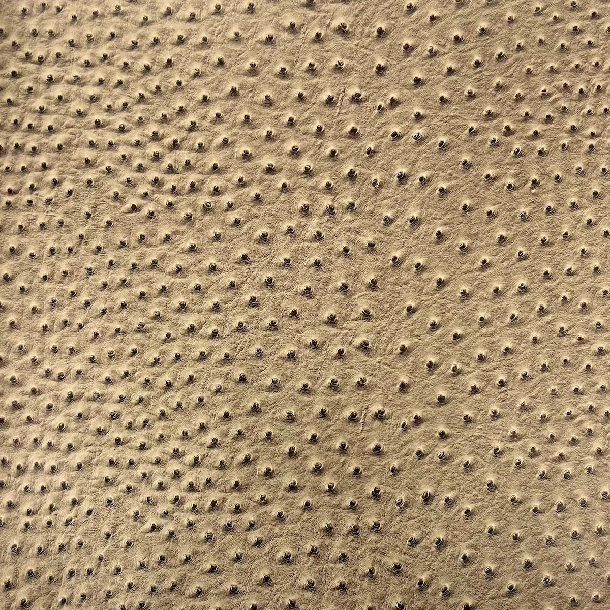 Toffee Brown Saratoga Ostrich Faux Leather Vinyl Fabric