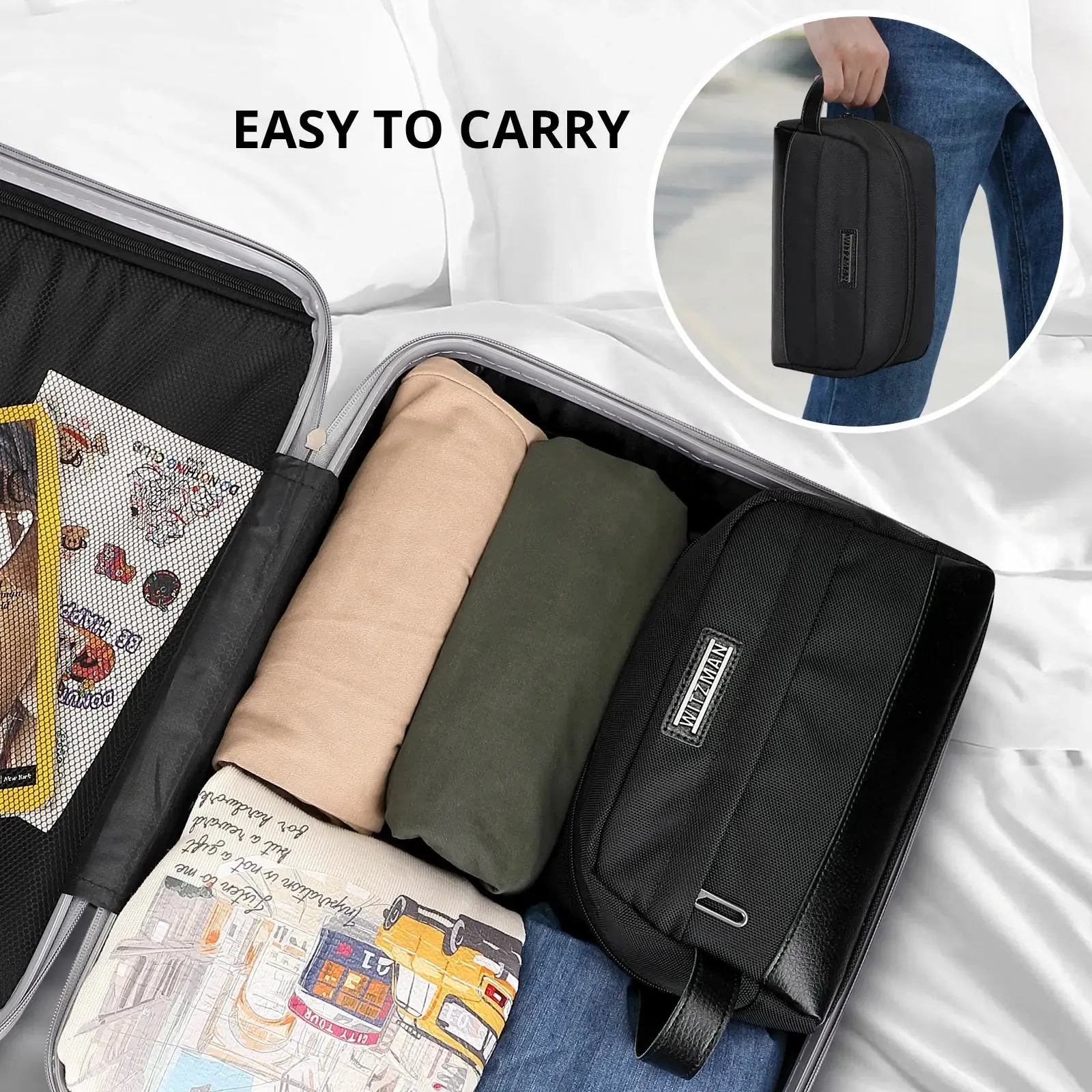 Toiletry Bag Lightweight Water-Resistant
