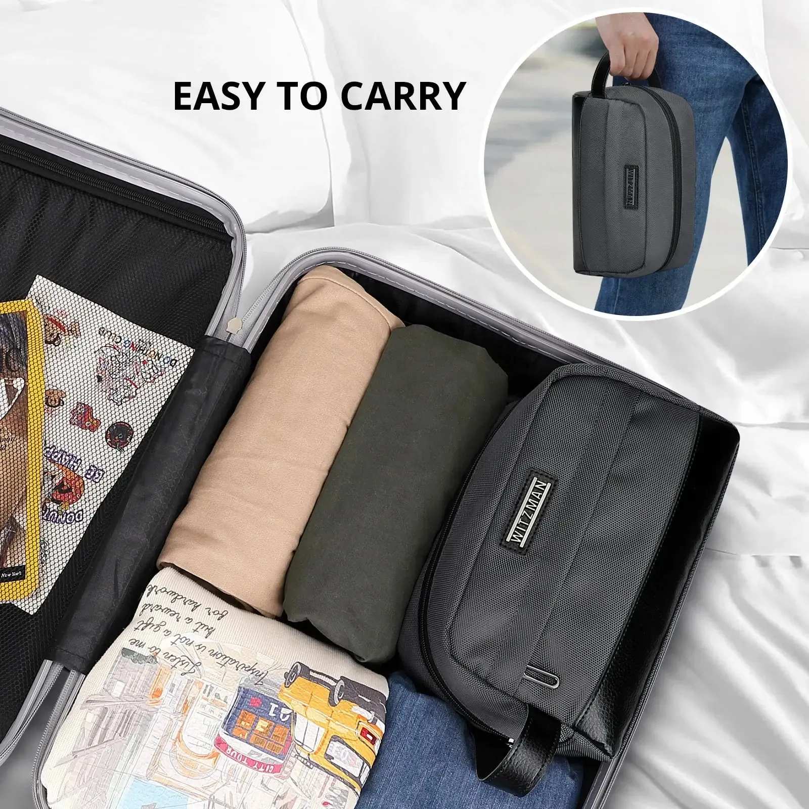 Toiletry Bag Lightweight Water-Resistant