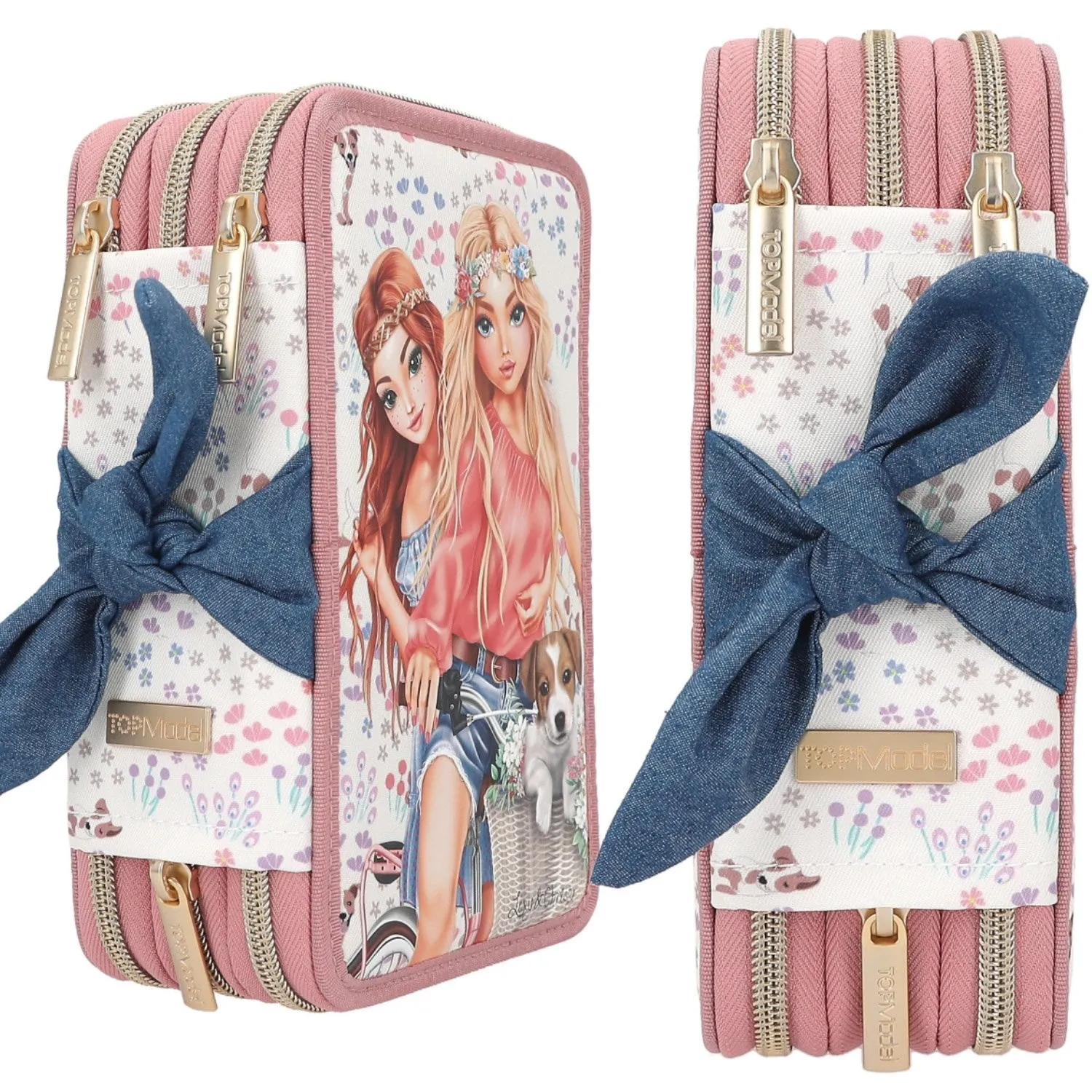 TOPModel Trippel Pencil Case Velo Fleur
