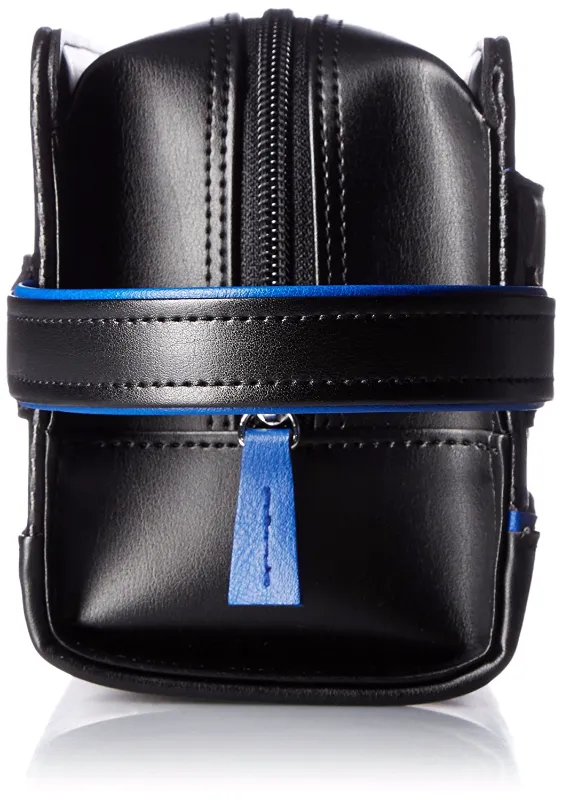 TRD JAPAN Carbon Pattern Leather Toiletry Bag