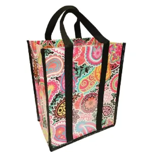 Two Lumps of Sugar Paisley Medallion Swag Bag Tote
