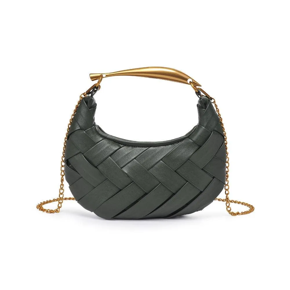 Ursula Woven Crossbody: Olive