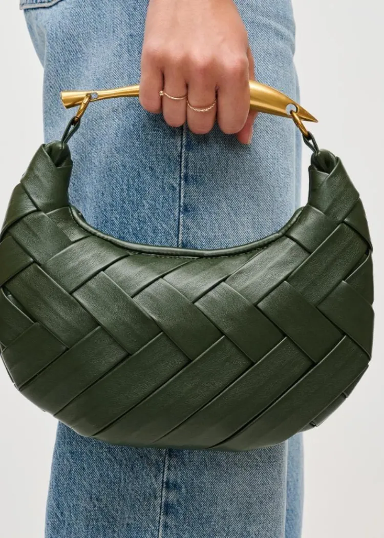 Ursula Woven Crossbody: Olive