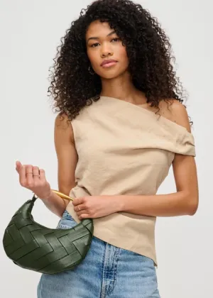 Ursula Woven Crossbody: Olive