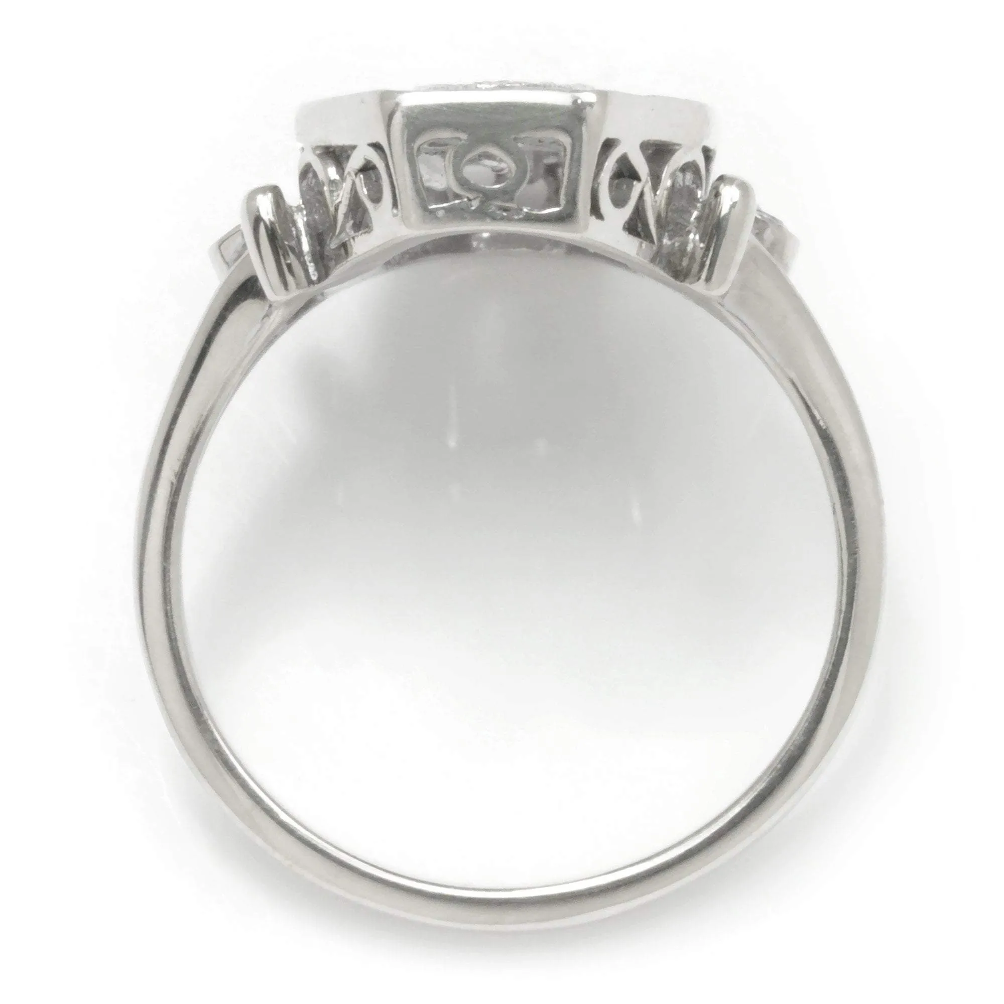Vintage Reproduction Diamond Dinner Ring 14K .65ctw