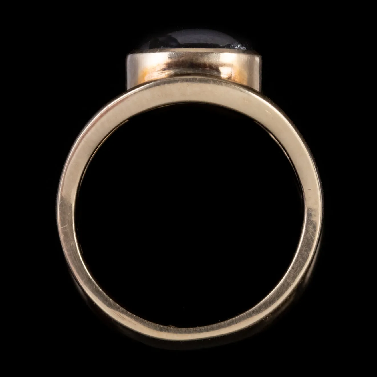 Vintage Star Sapphire Ring 14Ct Gold 1.75Ct Sapphire Circa 1950