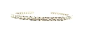 WHITE SAPPHIRE TENNIS BANGLE