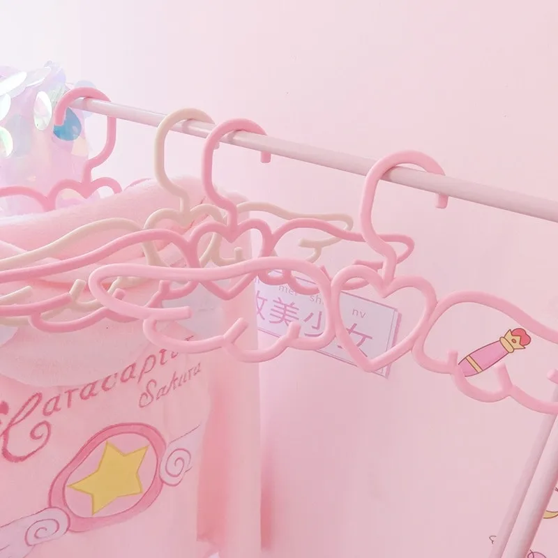 Winged Heart Hanger Set 5/10pcs