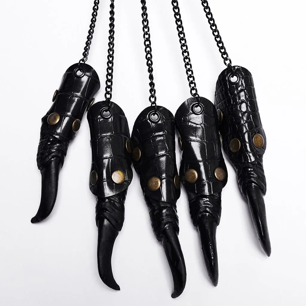 Women's Punk Faux Leather Fingertip Bracelets