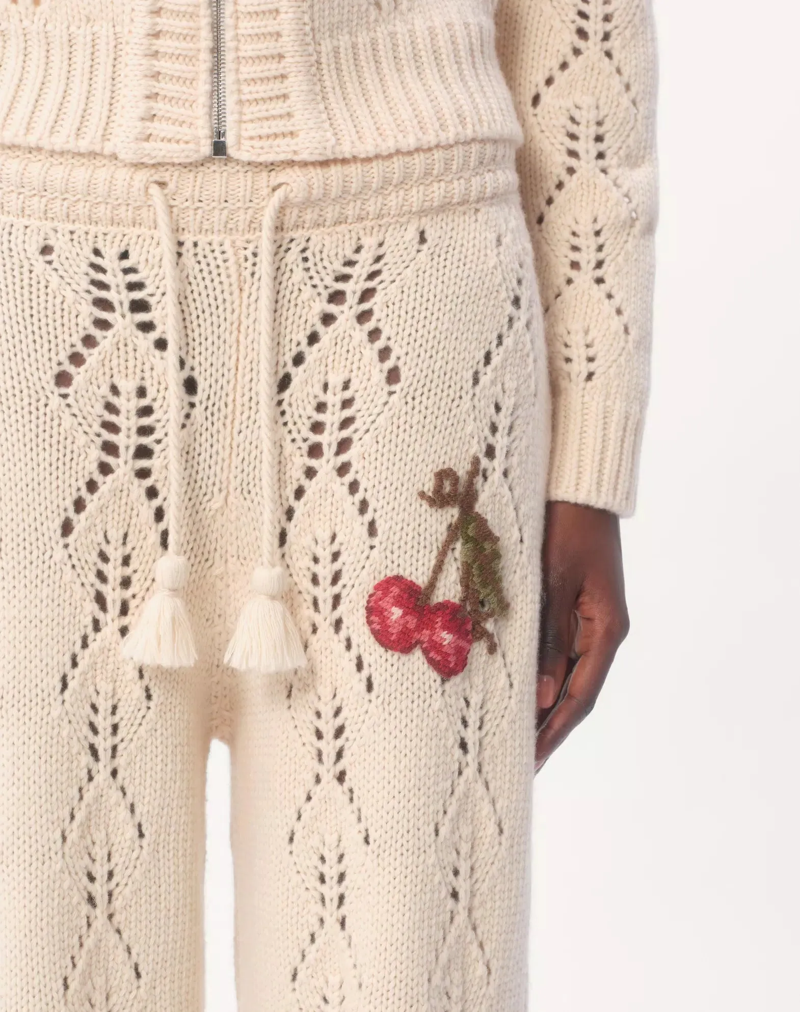 Wool Knit Trousers