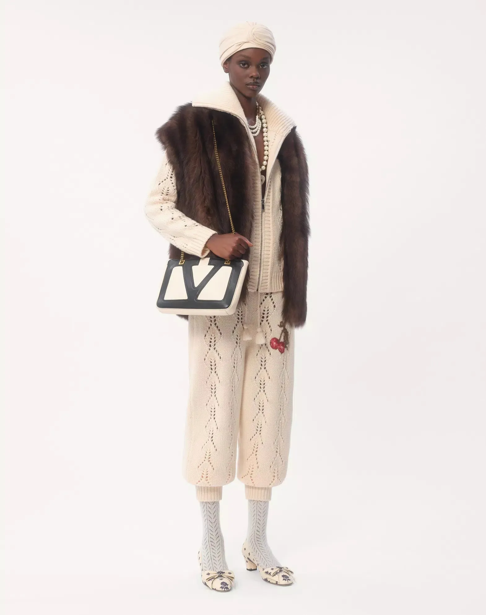 Wool Knit Trousers