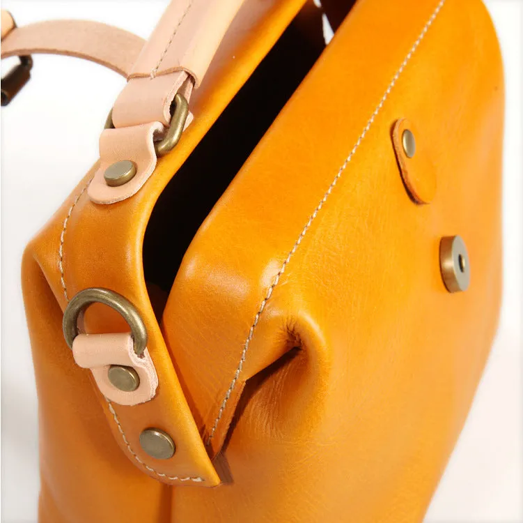 YAAGLE Women Real Leather Handmade Shoulder Bags Tote YGBR6003