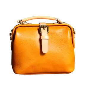 YAAGLE Women Real Leather Handmade Shoulder Bags Tote YGBR6003