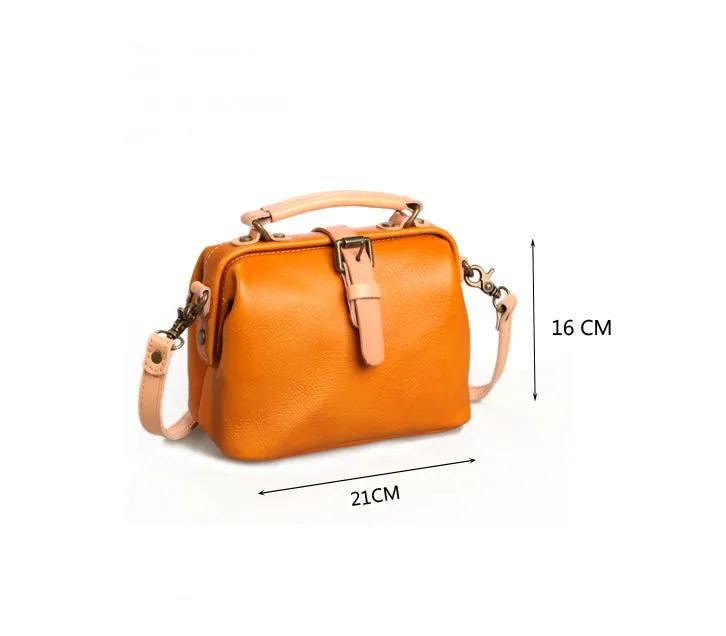 YAAGLE Women Real Leather Handmade Shoulder Bags Tote YGBR6003