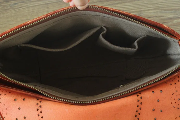 YAAGLE Women Retro Tanned Leather Mini Cross Body Bag YGPD2147