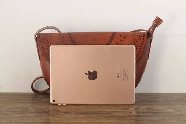 YAAGLE Women Retro Tanned Leather Mini Cross Body Bag YGPD2147