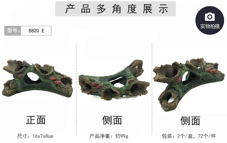 Zhen De Decoration - Broken Tree Trunk - 8820 (Random Selection)