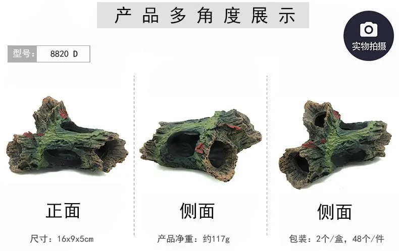 Zhen De Decoration - Broken Tree Trunk - 8820 (Random Selection)